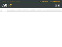Tablet Screenshot of jaeparts.com
